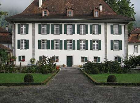 Schloss Interlaken, Architekt, Denkmalpflege